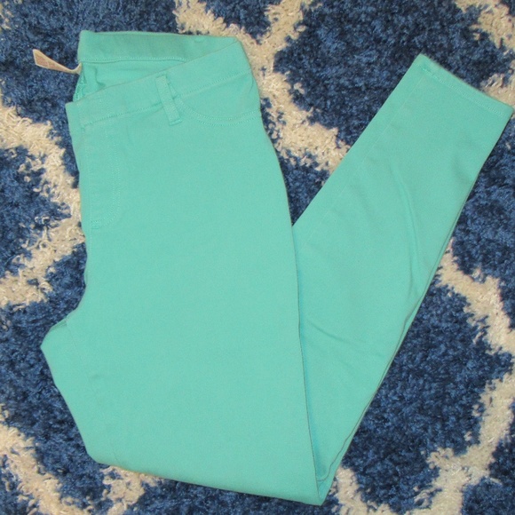 Faded Glory Mint Jeggings Large 214 